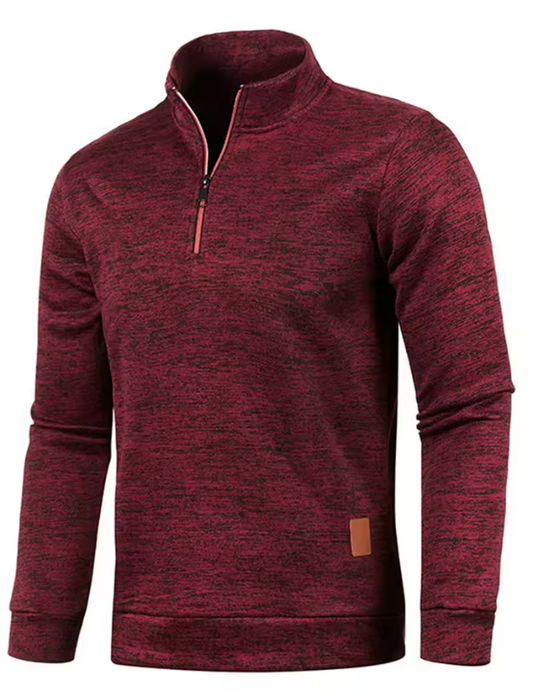 Moletom Premium Quarter Zip Minimalista – Athenas013